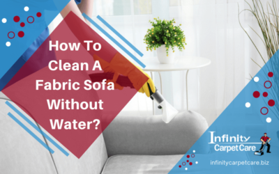 How To Clean A Fabric Sofa Without Water?