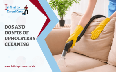 Dos and Don’ts of Upholstery Cleaning
